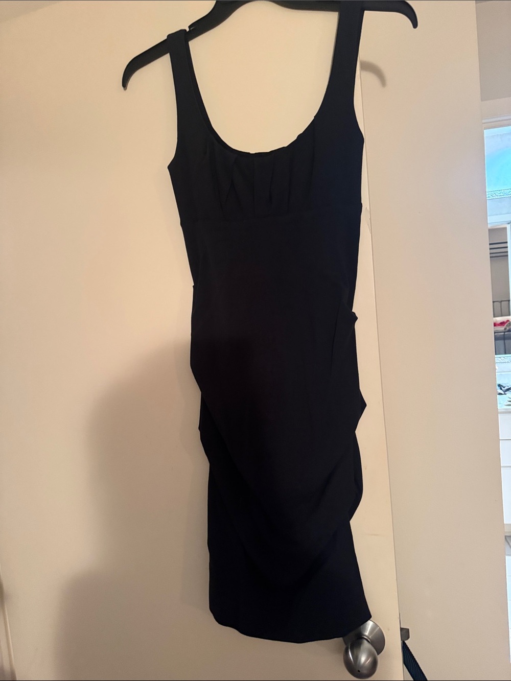 Nicole Miller Black Midi Sheath Dress